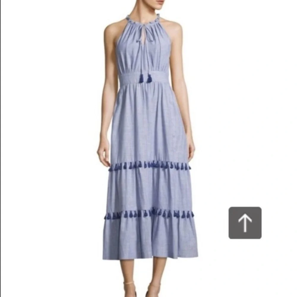 Maggy London Woven Cotton Maxi Dress 2